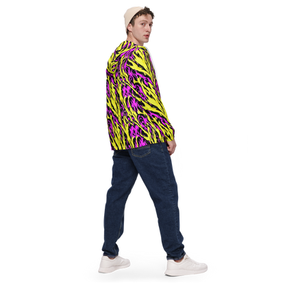 Men's Windbreaker - Neon Savanna