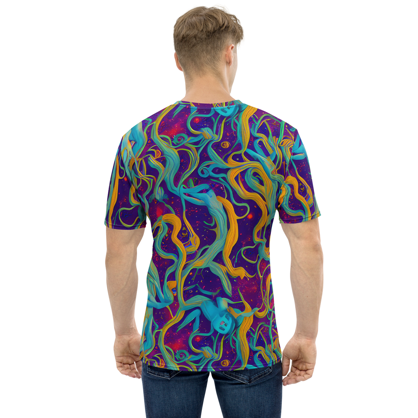 Men's Crew Neck T-Shirt - Etherial Entwine