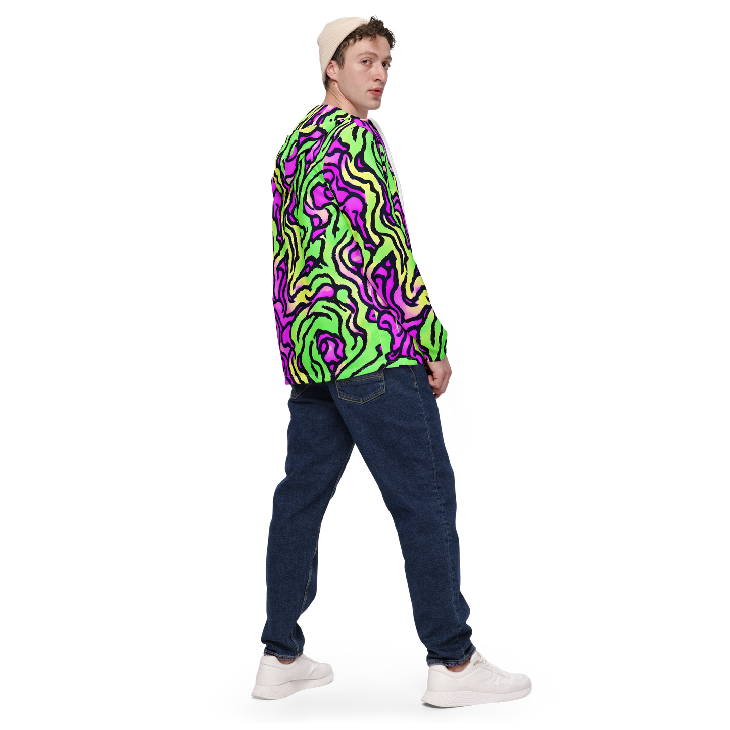 Men's Windbreaker - Mintchine Maze