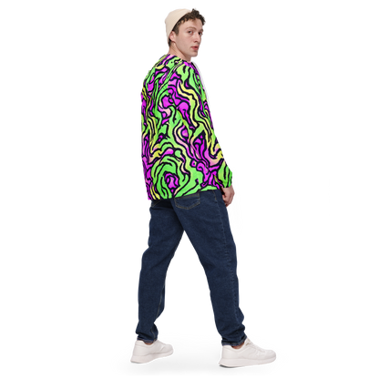 Men's Windbreaker - Mintchine Maze