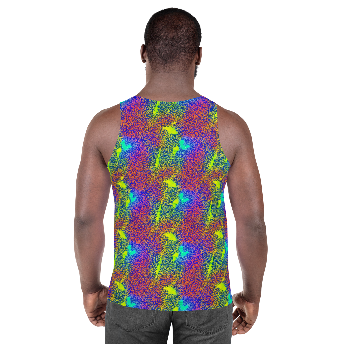 Men's Tank Top - Prismatic Web