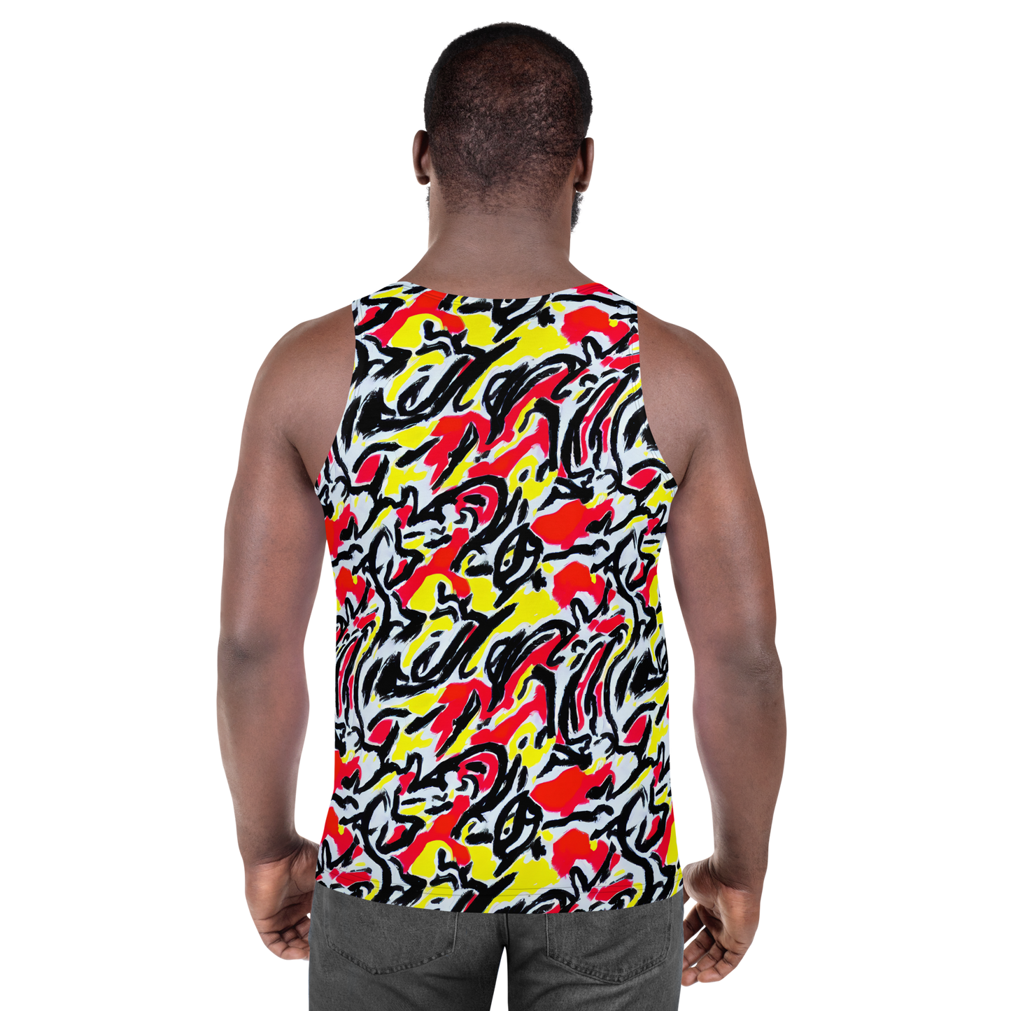 Men's Tank Top - Cosmic Brushstrokes