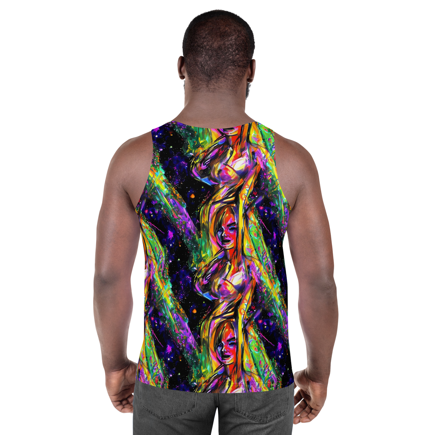 Men's Tank Top - Galactic Flamenco