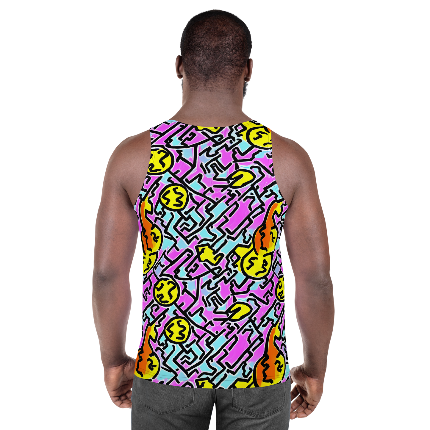 Men's Tank Top - Punk Doodles