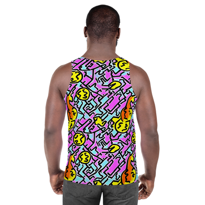 Men's Tank Top - Punk Doodles