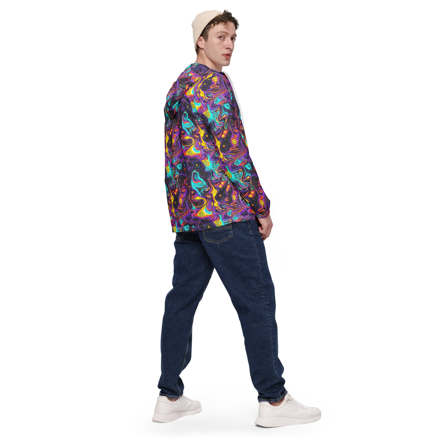 Men's Windbreaker - Hutty Nebula