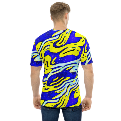 Men's Crew Neck T-Shirt - Electric Horizon