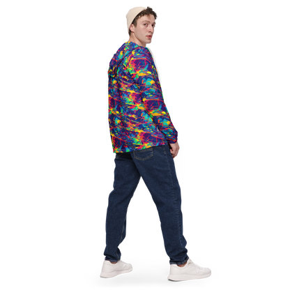 Men's Windbreaker - Spectrum Streaks