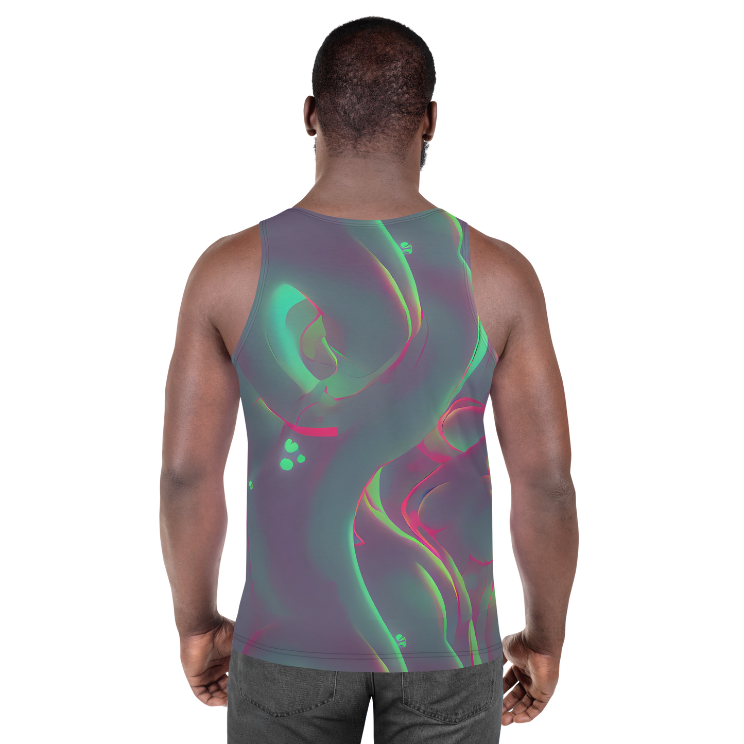 Men's Tank Top - Neon Whisper