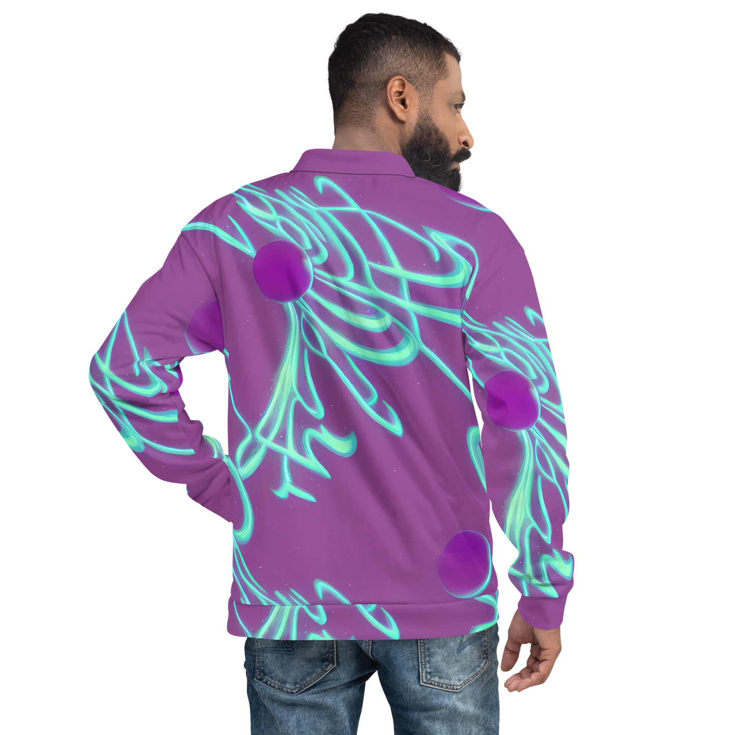 Bomber Jacket - Neon Drift