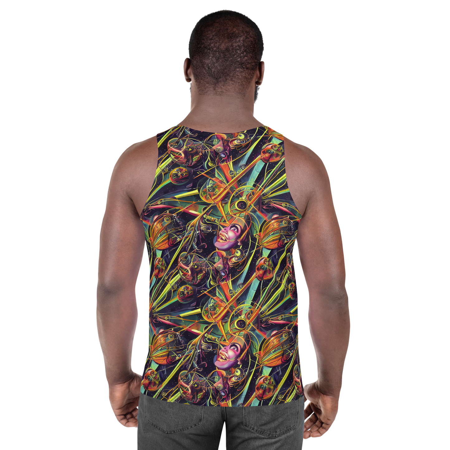 Men's Tank Top - Psychedelic Deep Space