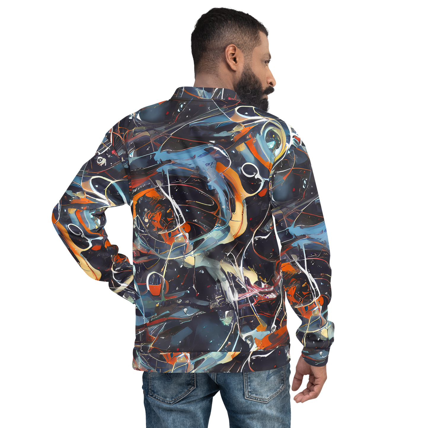 Bomber Jacket - Neo-Splash Labyrinth