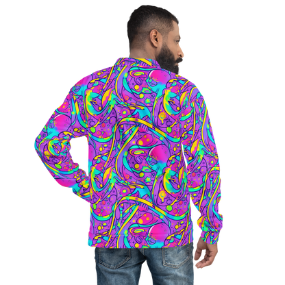 Bomber Jacket - Neon Galaxy Whirl