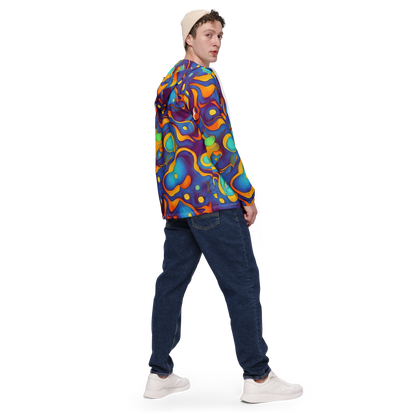 Men's Windbreaker - Pelton Swirl