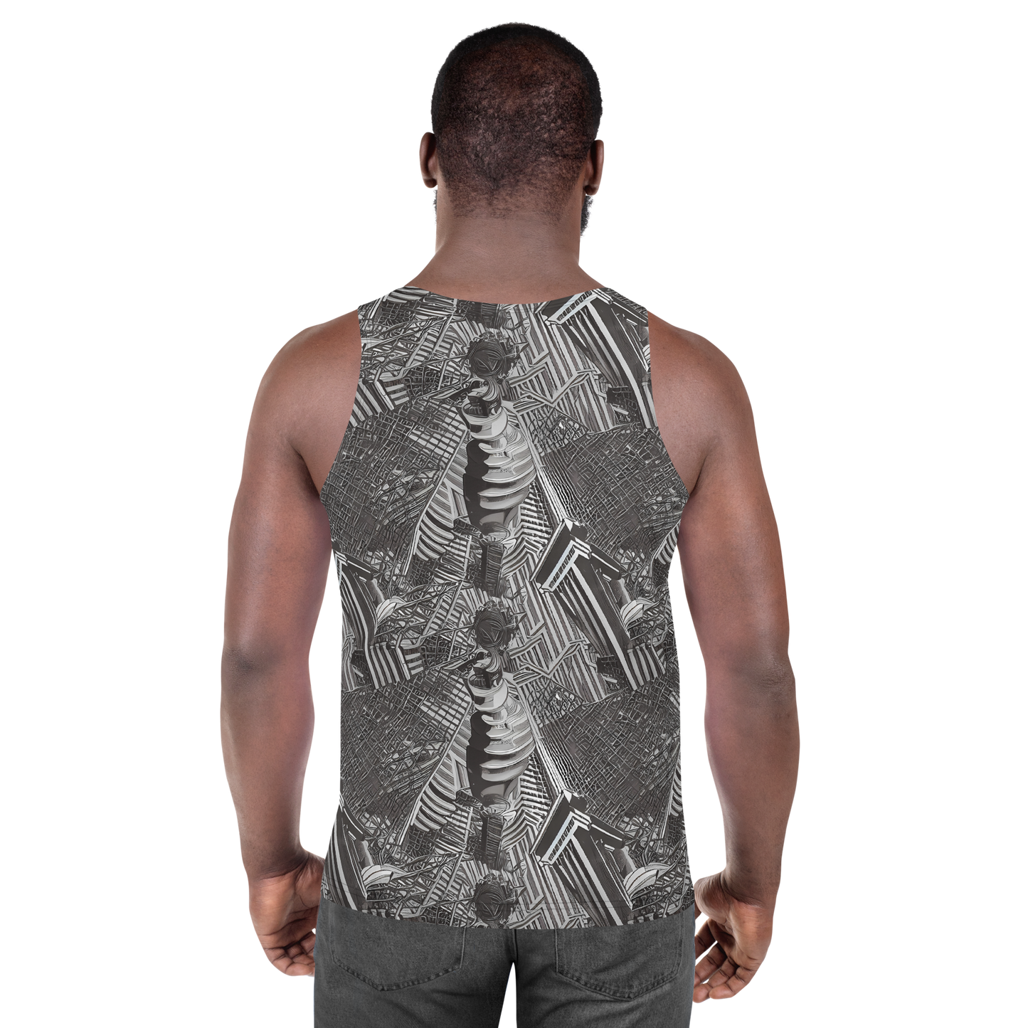 Men's Tank Top - Piranesi's Web