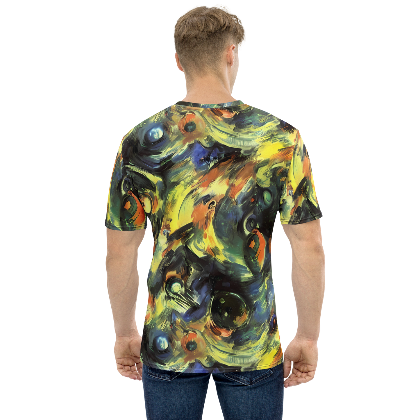 Men's Crew Neck T-Shirt - Seve Swirl