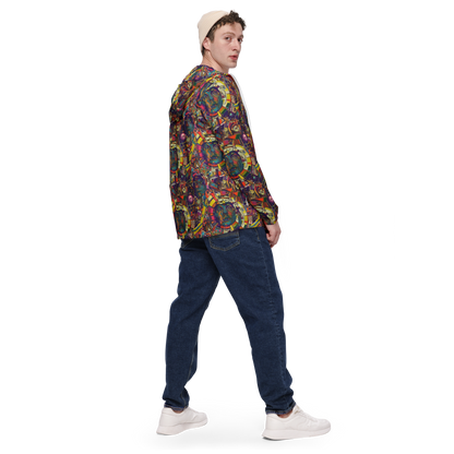 Men's Windbreaker - Cosmic Collage