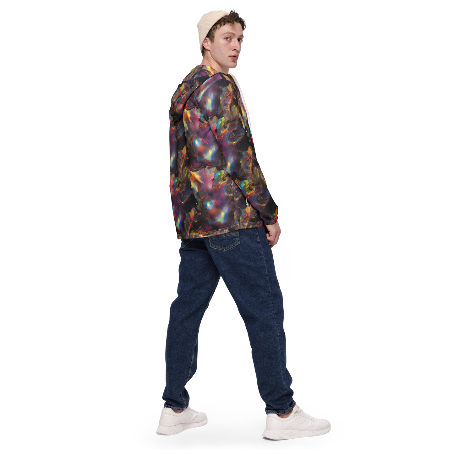 Men's Windbreaker - Cosmic Fusion