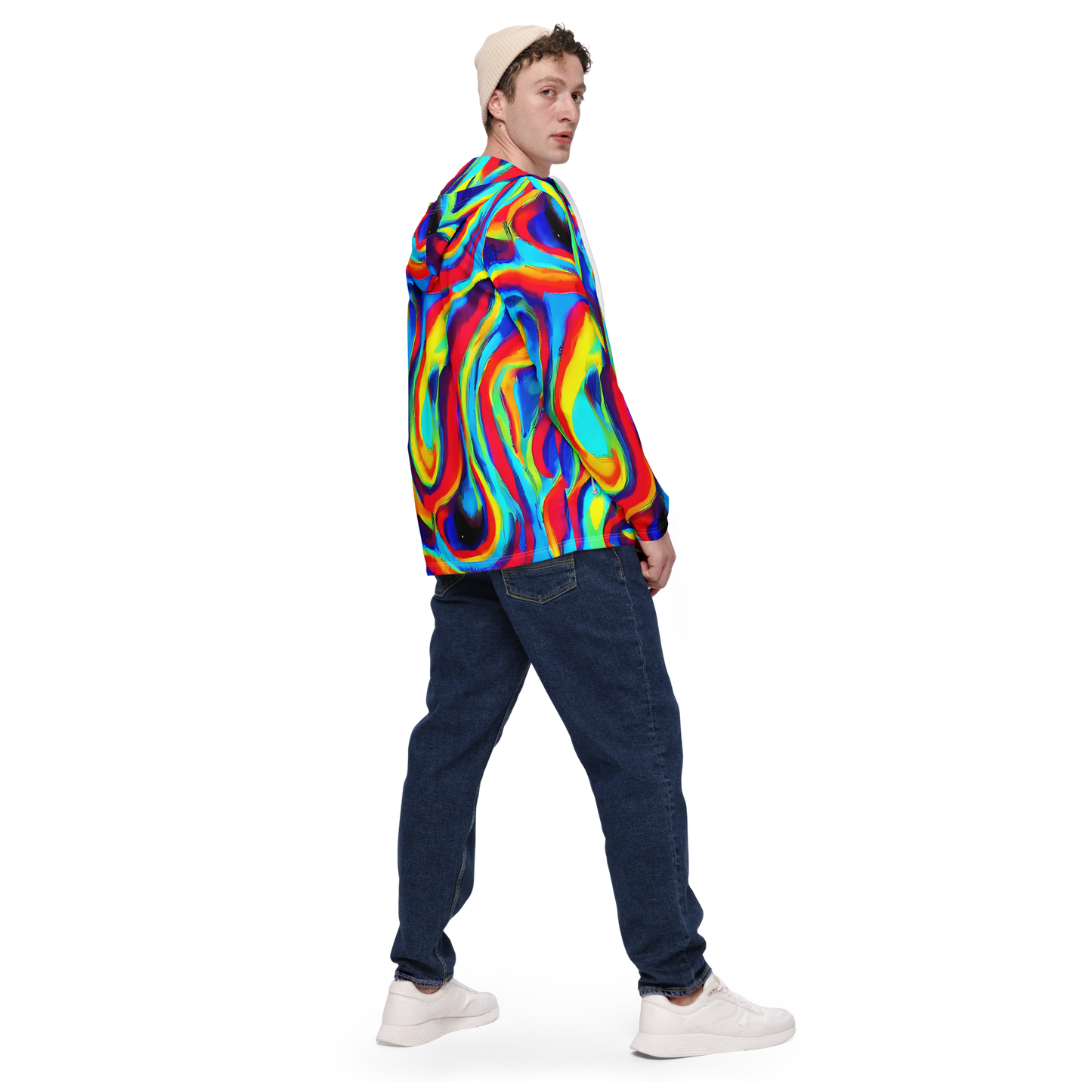 Men's Windbreaker - Stael Swirls