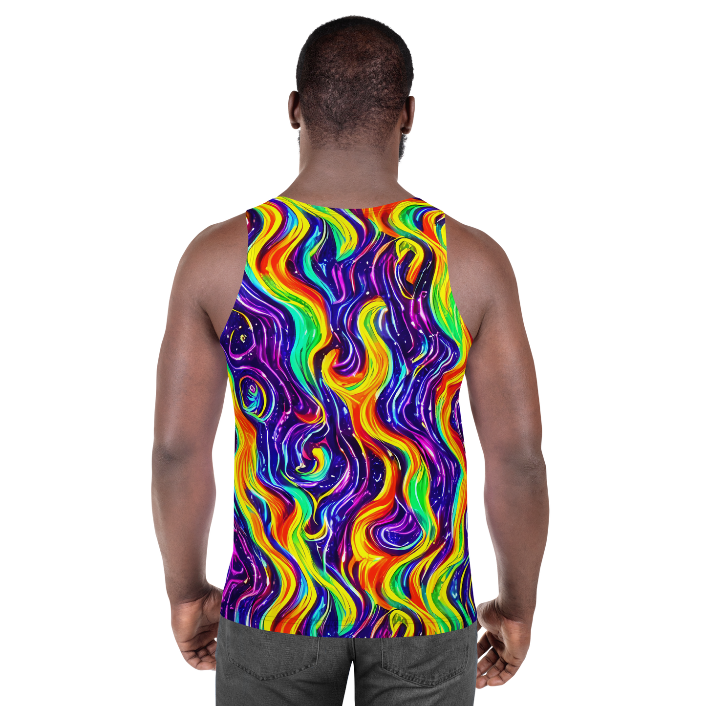 Men's Tank Top - Galactic Flames