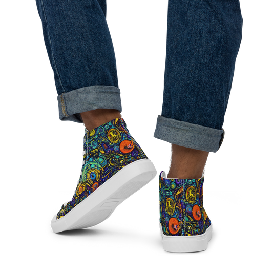 Men's High Top Canvas Shoes - Vasnetsov Vortex