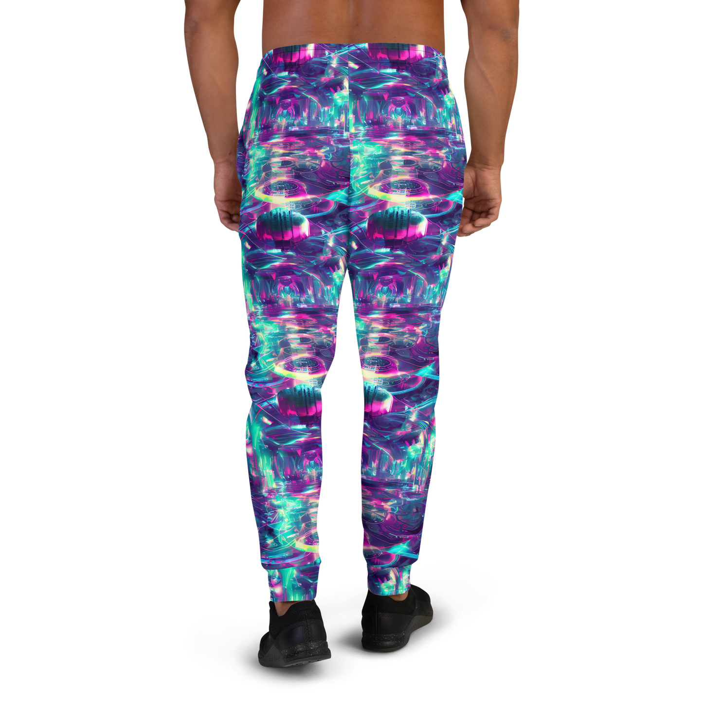 Men’s Joggers - Synthwave Surge