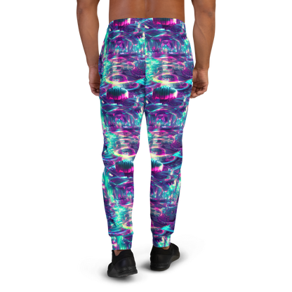 Men’s Joggers - Synthwave Surge