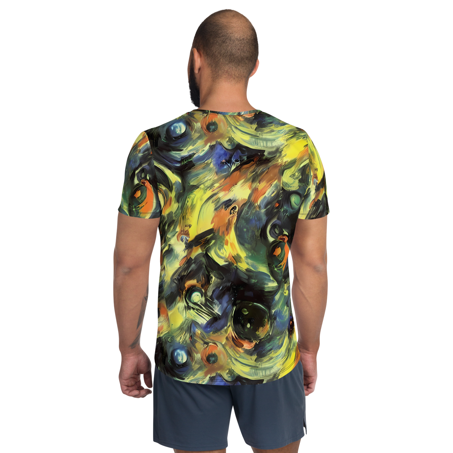 Men's Athletic T-Shirt - Seve Swirl