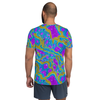 Men's Athletic T-Shirt - Mystic Waves