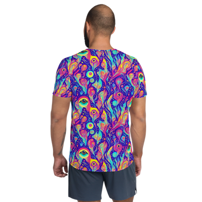 Men's Athletic T-Shirt - Mystic Petal Dance