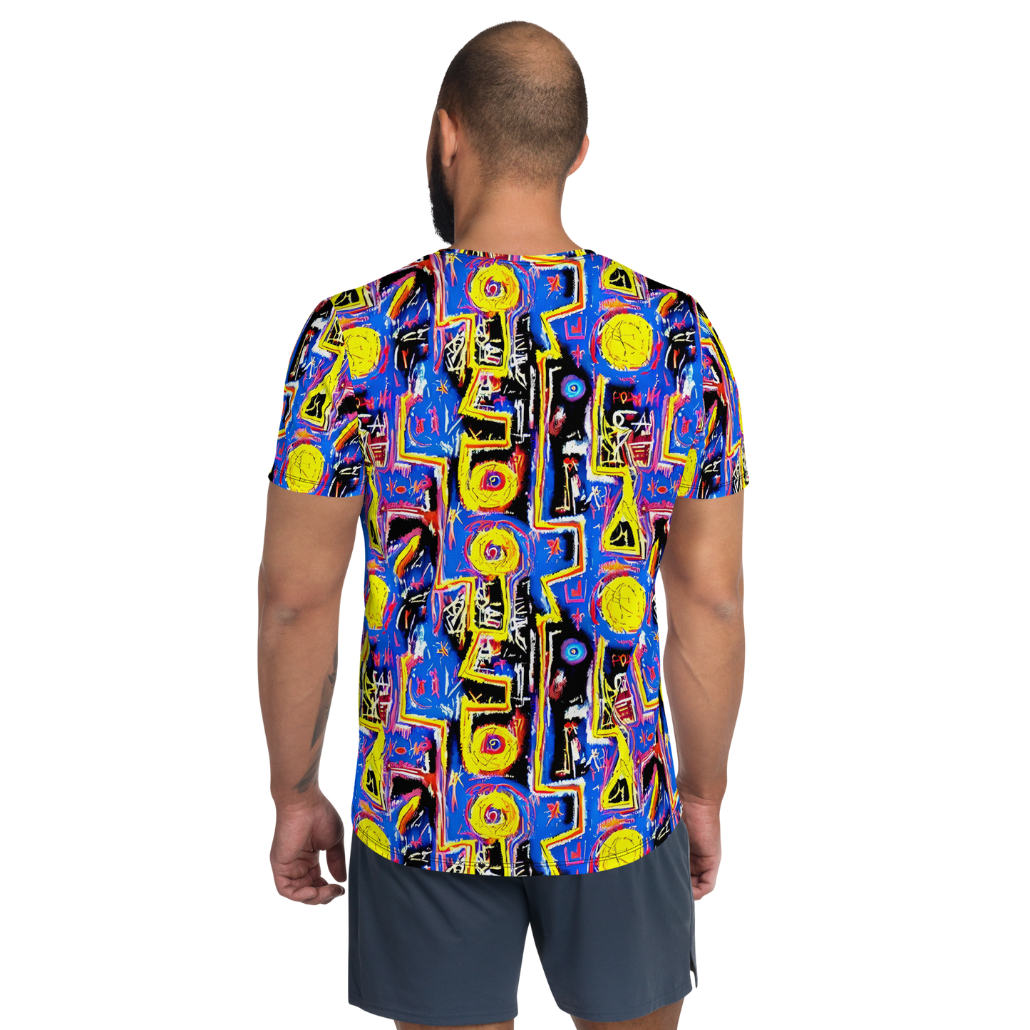 Men's Athletic T-Shirt - Radiant Mayhem