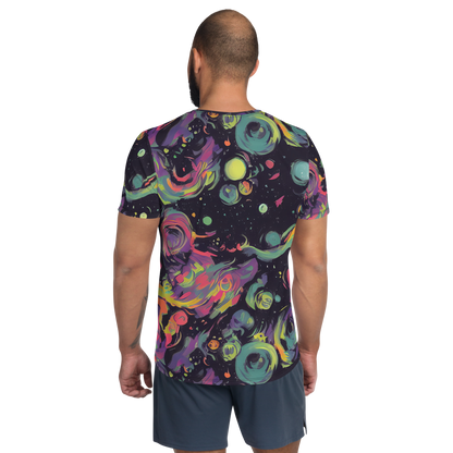 Men's Athletic T-Shirt - Psychedelic Drift