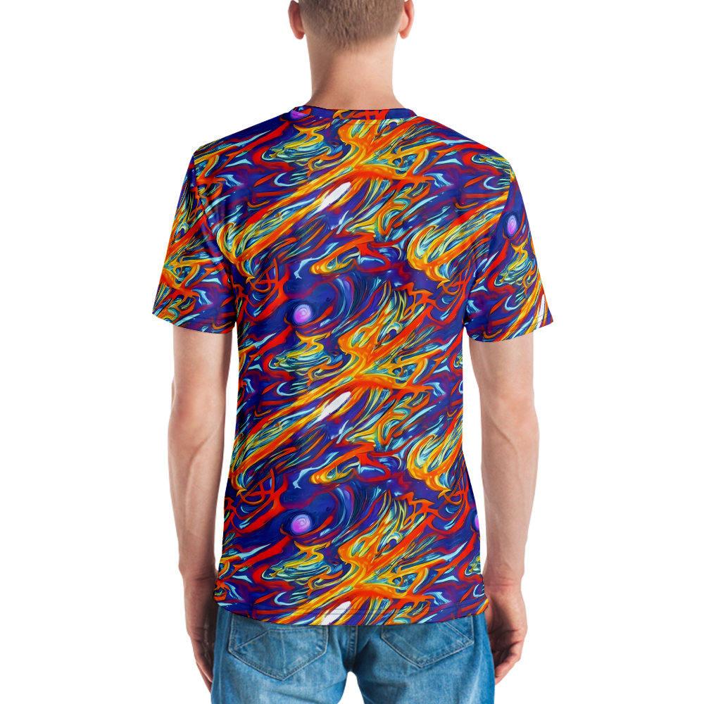 Men's Crew Neck T-Shirt - Galactic Ember