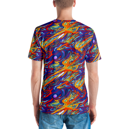 Men's Crew Neck T-Shirt - Galactic Ember