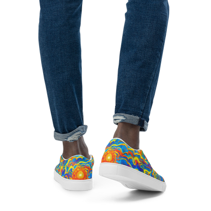 Men's Slip-On Canvas Shoes - Chroma Ripple