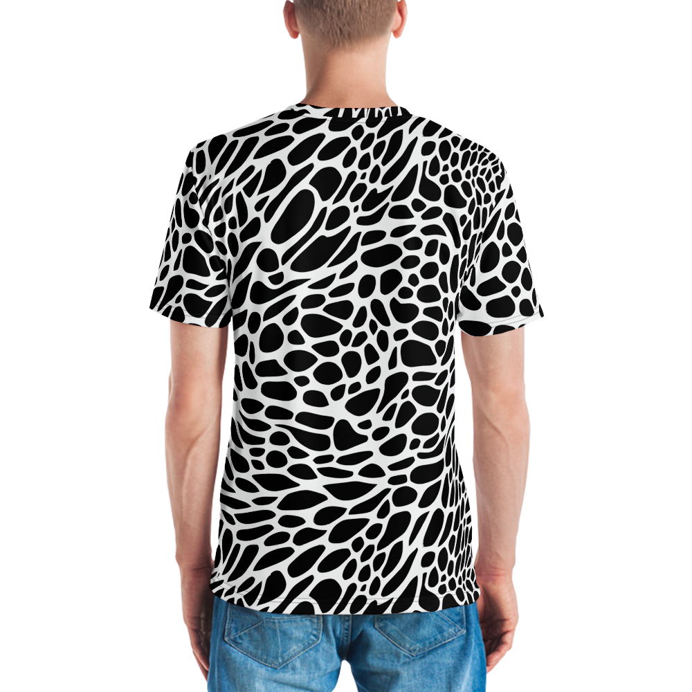 Men's Crew Neck T-Shirt - Monochrome Mystique