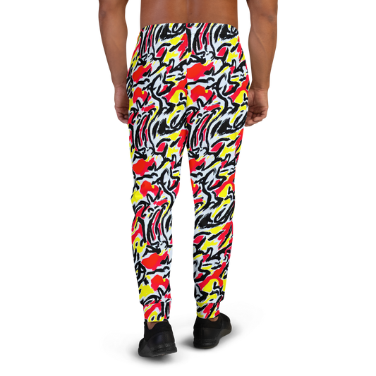 Men’s Joggers - Cosmic Brushstrokes