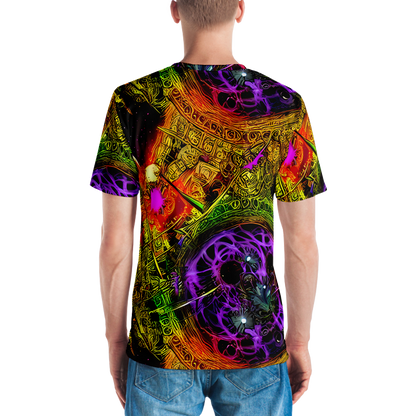 Men's Crew Neck T-Shirt - Neon Glyphworks