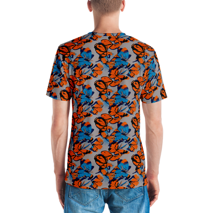 Men's Crew Neck T-Shirt - Flutter Wave