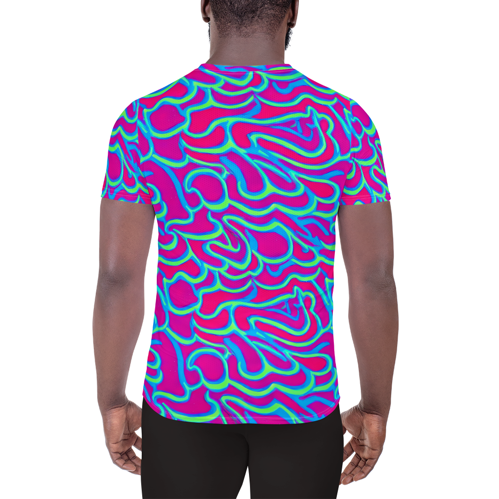 Men's Athletic T-Shirt - Aquatic Ember