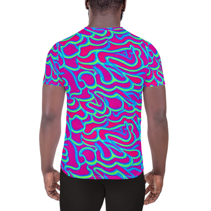 Men's Athletic T-Shirt - Aquatic Ember