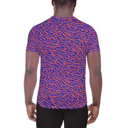 Men's Athletic T-Shirt - Sapphire Swirl