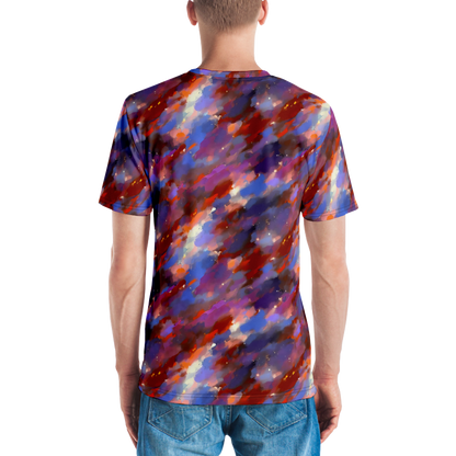 Men's Crew Neck T-Shirt - Celestial Brushstroke