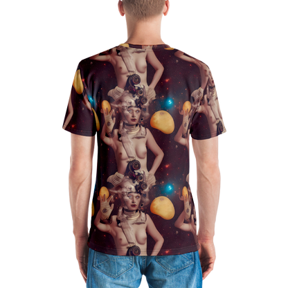 Men's Crew Neck T-Shirt - Nebula Siren