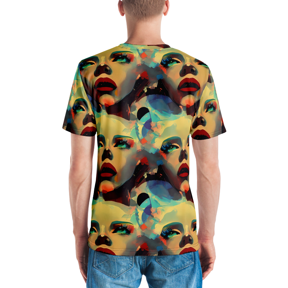 Men's Crew Neck T-Shirt - Astral Reflections