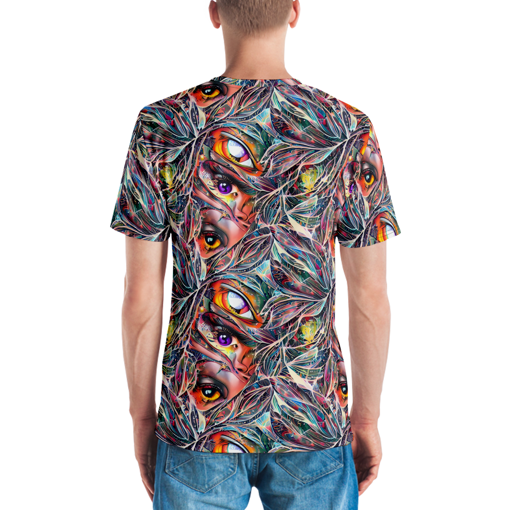 Men's Crew Neck T-Shirt - Prismatic Reverie