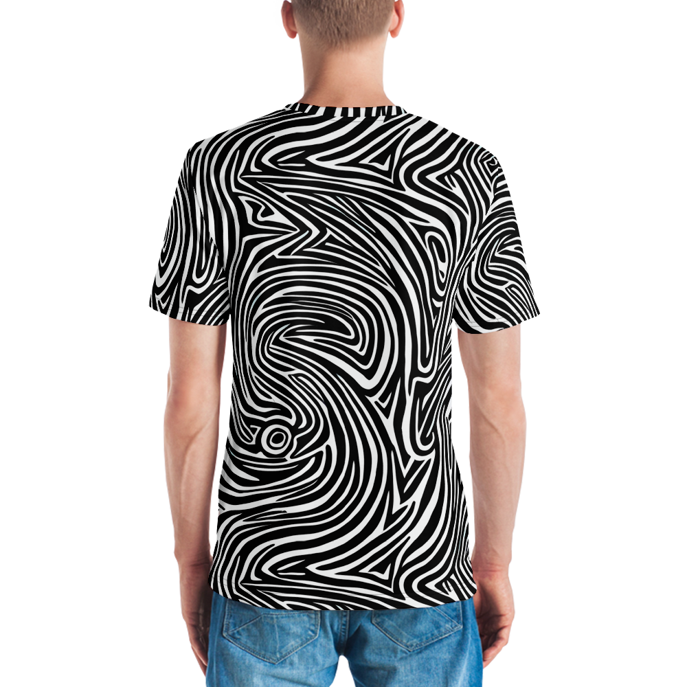 Men's Crew Neck T-Shirt - Vortex Veins