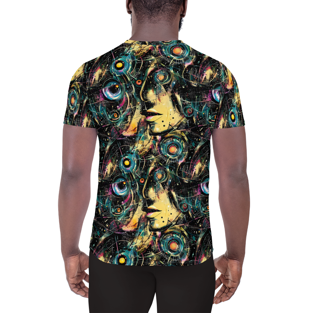 Men's Athletic T-Shirt - Celestial Echoes