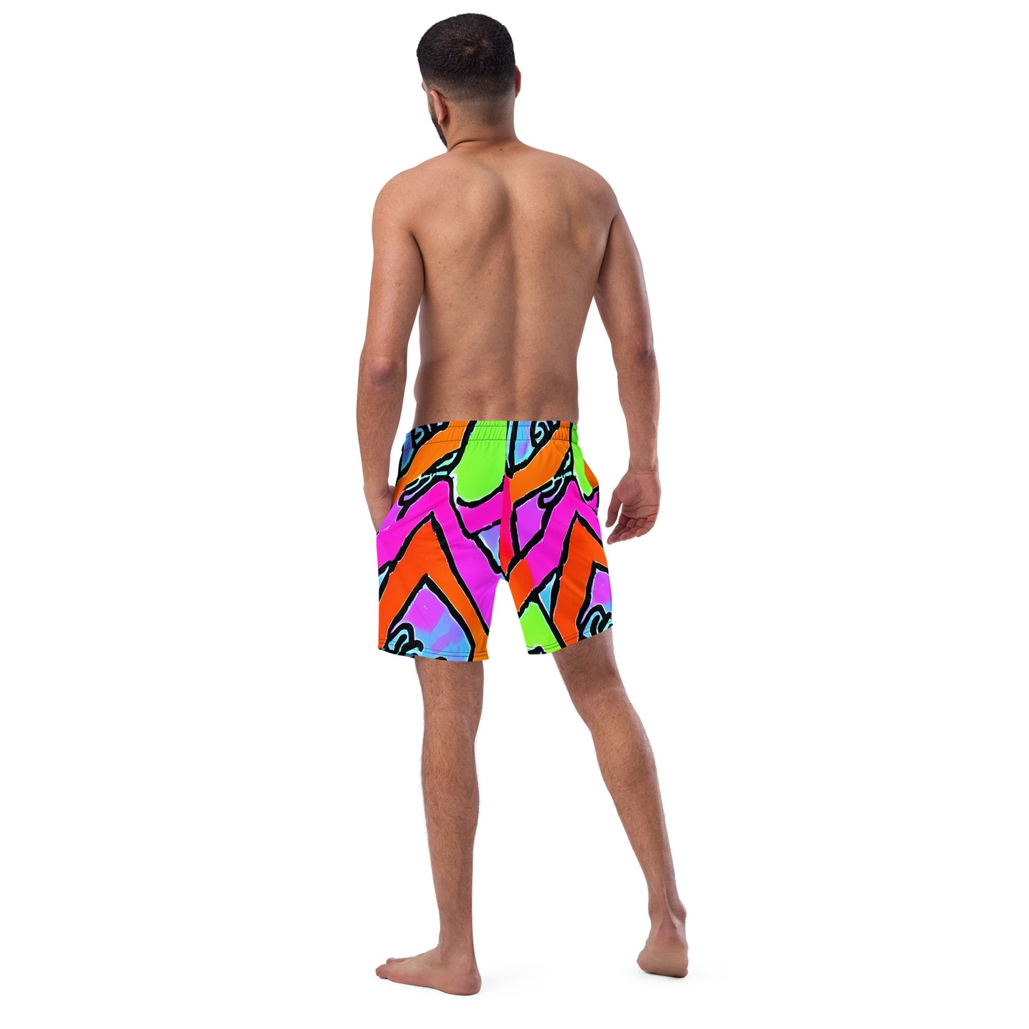 Swim Trunks - Electric Mosaic