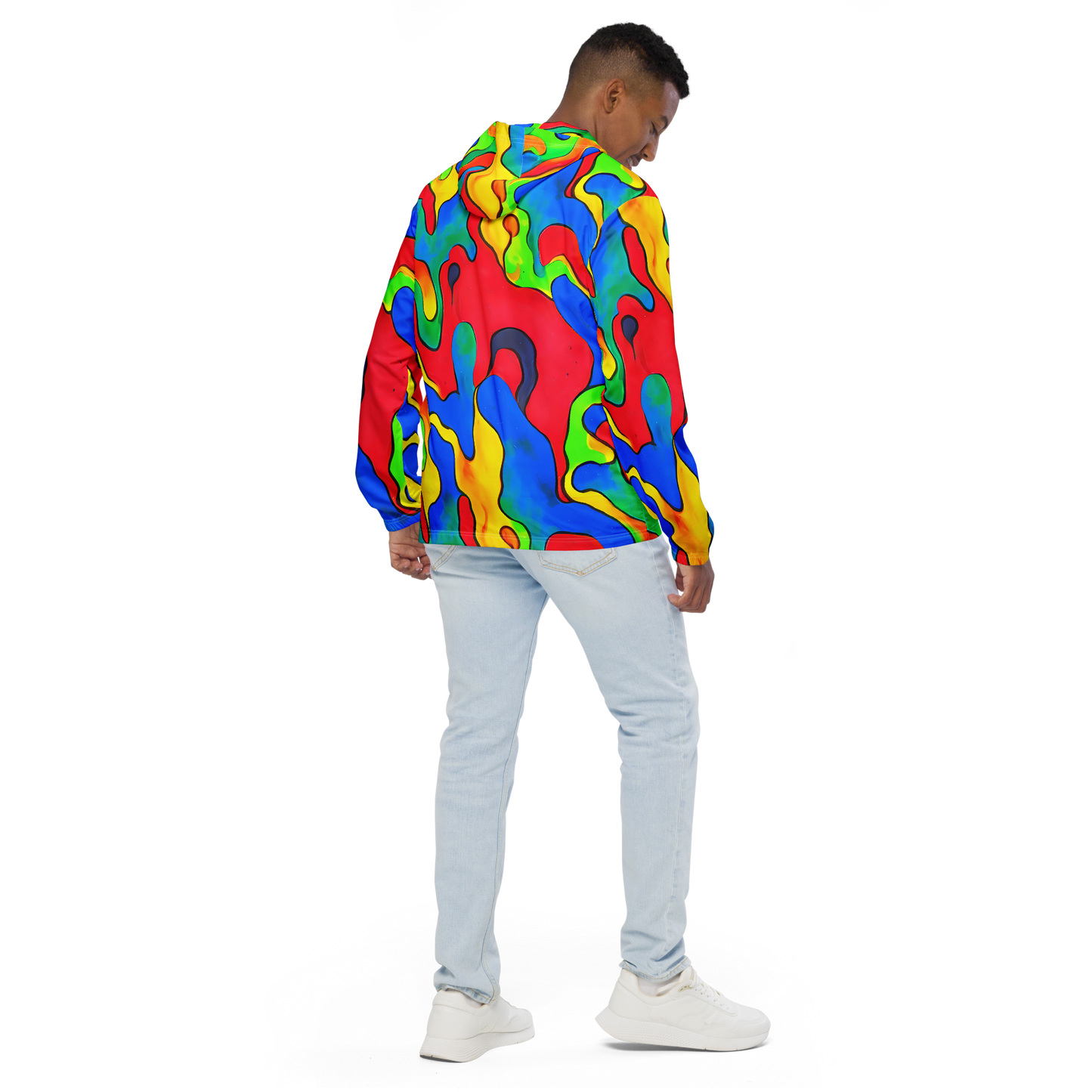 Men's Windbreaker - Splash of Joy